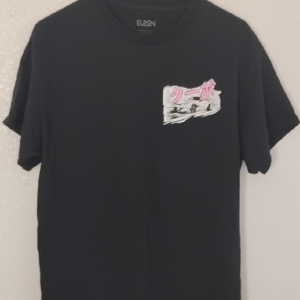 Black Graphic Short Sleeve Tee